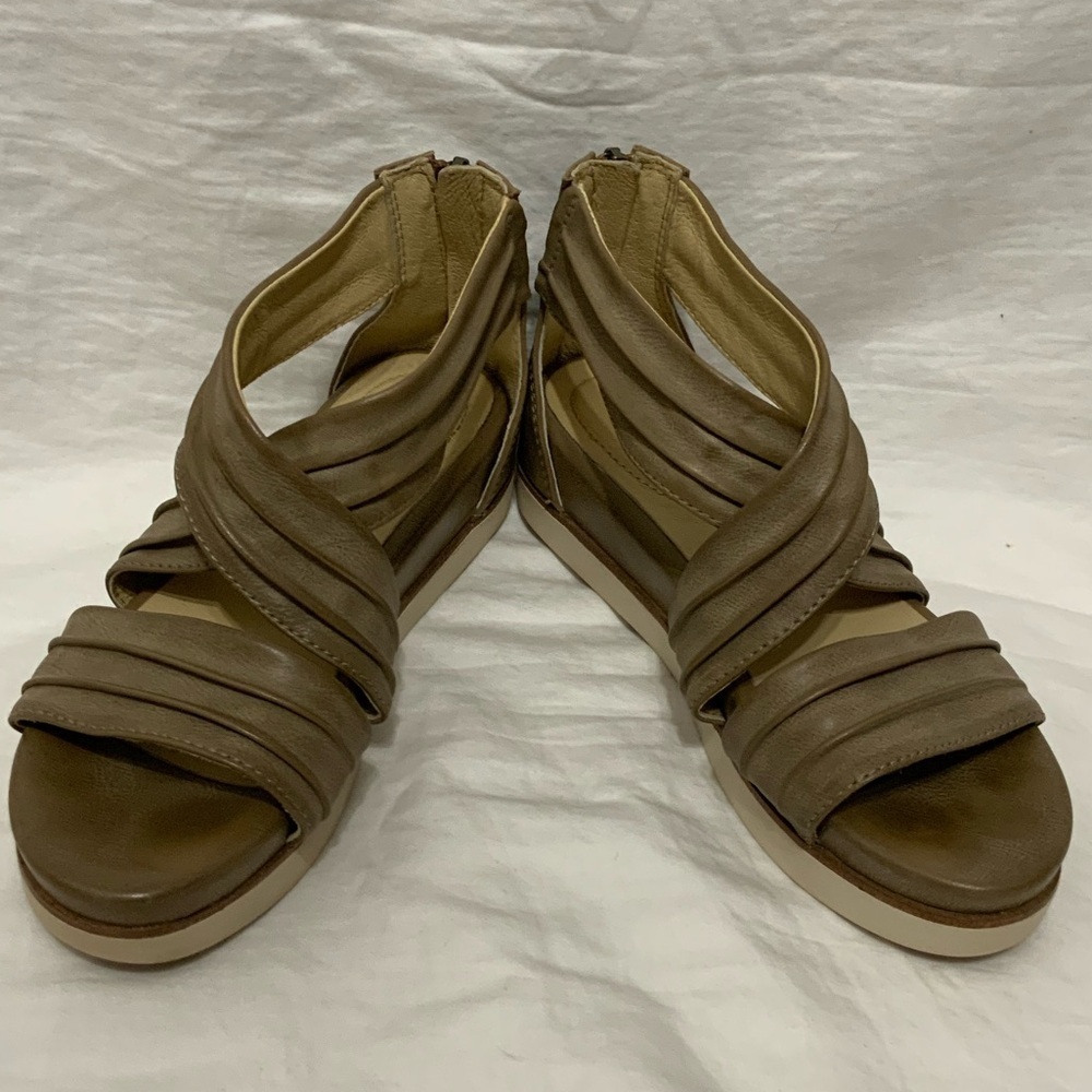 Bussola Potsdam Paige Brown Leather Sandals Women’s size 37